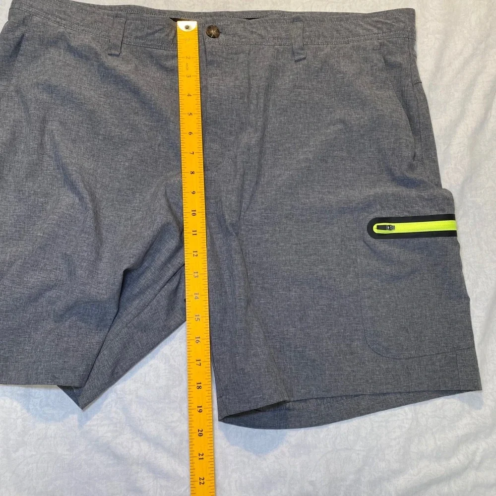 Loco Skail Performance Fishing Hybrid Shorts‎ Mens 42 Gray Tan 2 Pair Bundle